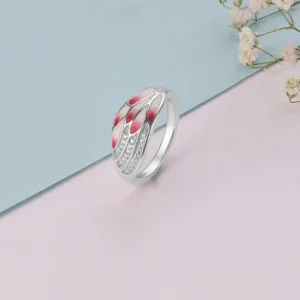 Blush Wing Silver Ring by Avara Jewels – playful 925 sterling silver design from the best jewellery brand in India