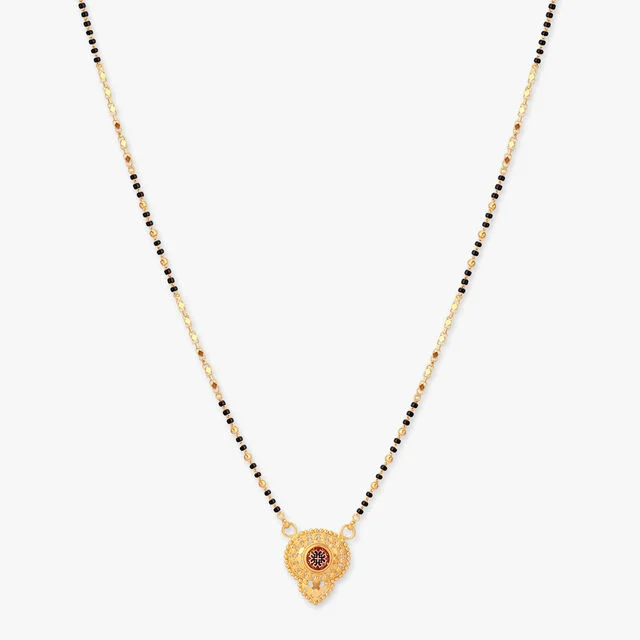enamel bloom gold mangalsutra enamel bloom gold mangalsutra