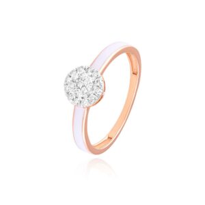 Radiant Enameled Diamond Rings by Avara Jewels – Best Jewellery Brand in India