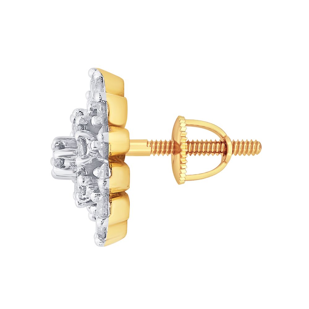 gleaming 18kt yellow gold earrings gleaming 18kt yellow gold earrings