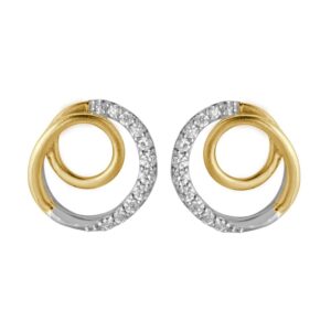Spiral Design Earring Studs by Avara Jewels – Best Jewellery Brand in India